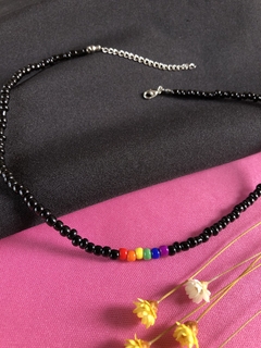 Colar/Choker - LGBT de miçangas