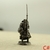 Estatuetas de Samurai em Cobre Japonês - Miniaturas Vintage para Decoração