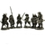 Estatuetas de Samurai em Cobre Japonês - Miniaturas Vintage para Decoração