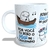 Caneca Personalizada Bebo o Mar De Canudinho