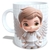 Caneca Personalizada Oração ao Anjo da Guarda Menino