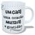 Caneca Personalizada Um Café, Uma Oração, Muita Fé e Gratidão
