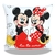 Almofada Personalizada Namorados Minnie e Mickey