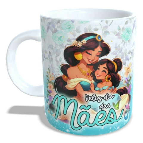 Caneca Personalizada Dia das Mães Princesas - Jade