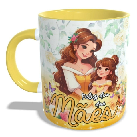 Caneca Personalizada Dia das Mães Princesas - Bela