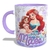 Caneca Personalizada Dia das Mães Princesas - Ariel