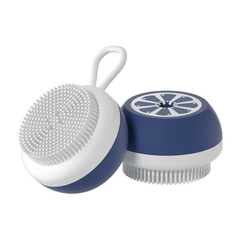 Pet Dog Cat Bath Brush 2-in-1 Pet SPA Massagem Pente Soft Silicone Pet Shower Ha - comprar online
