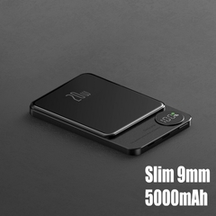 10000mAh Macsafe Powerbank Magnetic Power Bank Carregador sem fio Mini Slim - comprar online