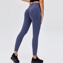 Leggings femininas sem costura cintura alta elástica - WORLD EXPRESS BRASIL