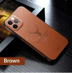 Case de couro de luxo para iPhone 14 Plus 13 12 na internet