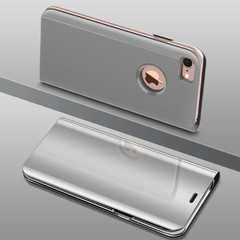 Imagem do Capa de telefone flip com espelho inteligente de luxo para iPhone 11 Pro XR XS M