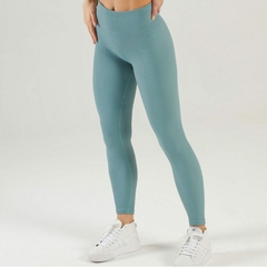 Leggings de ioga com nervuras Tossy Calças justas femininas de malha sem costur