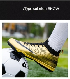 Chuteiras de Futebol Masculinas com Tala de Tornozelo Alto - loja online