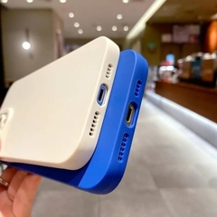 Capa de telefone de silicone fosco para iPhone 14 13 12 11 Pro Max Mini XR XS Ma