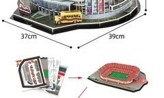 Imagem do Campo de futebol 3D Quebra-cabeças Campo de futebol Vários estadios