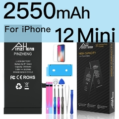Pinzheng original bateria do telefone para iphone x xr xs 11 12 mini max pro pro na internet