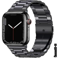 Pulseira de metal para relógio Apple Ultra 49mm 8 7 45mm 41mm - WORLD EXPRESS BRASIL