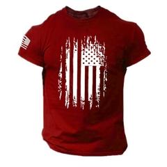 Imagem do T-Shirt Soldier Manga Curta Casual Verão Masculino Respirável