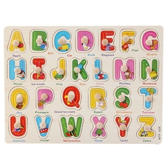 Jogos Montessori Brinquedos de madeira para bebês 3D Quebra-cabeças de madeira - comprar online