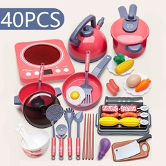 Brinquedo de comida de corte para crianças cozinha fingir frutas e legumes aces na internet