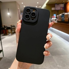 Capa de telefone de silicone fosco para iPhone 14 13 12 11 Pro Max Mini XR XS Ma