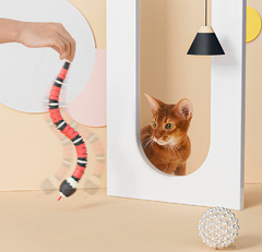 Brinquedos Automáticos para Gatos Sensores Elétricos Cobra Com LED Intel - WORLD EXPRESS BRASIL