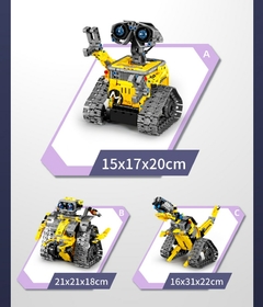 LEGO -520 peças robô escavadeira carro