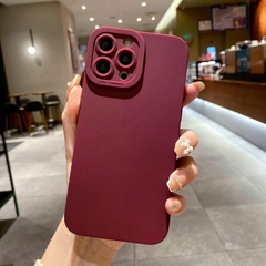 Capa de telefone de silicone fosco para iPhone 14 13 12 11 Pro Max Mini XR XS Ma