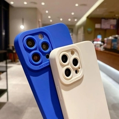 Capa de telefone de silicone fosco para iPhone 14 13 12 11 Pro Max Mini XR XS Ma