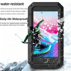 Capa de telefone resistente de proteção de metal para iPhone 14 13 12 11 Pro X na internet