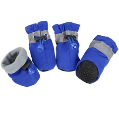 4 pçs antiderrapante sapatos de cachorro à prova d' água inverno animal d - WORLD EXPRESS BRASIL