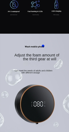 Distribuidores automáticos de sabão de espuma para montagem em parede Display - loja online