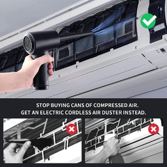 Imagem do Espanador de ar comprimido para teclado de computador pc carro limpo 51000 rpm c