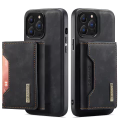 Case couro magnético destacável 2 em 1 para iPhone 13 12 14 11 Pro Max Xs