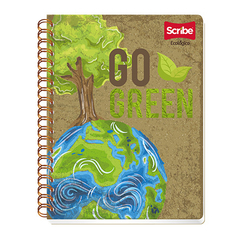 CUADERNO PROFESIONAL SCRIBE ECOLOGICO 3803 100 HOJAS CUADRO (GRANDE) 7 MM.