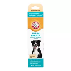 Arm & Hammer Pasta Dental para Perro Sabor Vainilla con Bicarbonato de Sodio, Elimina Mal Olor, 1pza