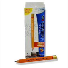 LAPIZ ENTRENADOR MIRADO KIDS #2 TRIANGULAR CAJA CON 6 INCLUYE UN SACAPUNTAS DE REGALO
