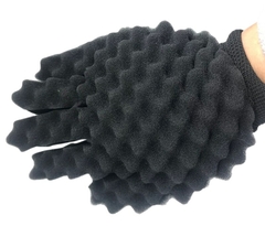 Esponja de cabelo afro cacheado 1 peça, luvas para cabelos ondulados, tranças, - comprar online