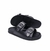Rasteira Flat Birken Preta Lez Shoes - LEZSHOES