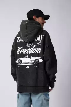 BUZO VCP - OVER JAX OFF NEGRO - comprar online