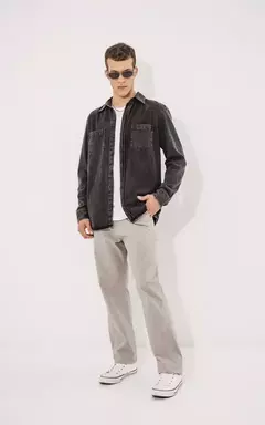 CAMISA KAZUMA - DOWNPOUR NEGRA - tienda online