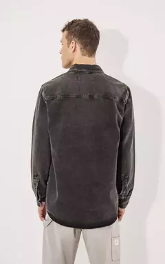 CAMISA KAZUMA - DOWNPOUR NEGRA en internet