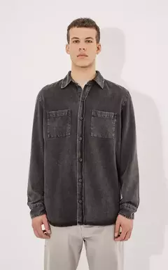 CAMISA KAZUMA - DOWNPOUR NEGRA - comprar online