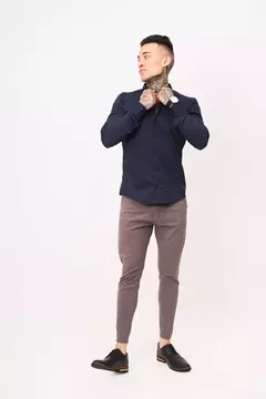 CAMISA BOND - WILL AZUL en internet