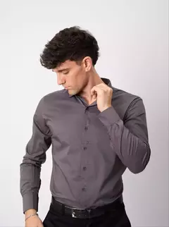 CAMISA BOND - WILL GRIS PLOMO
