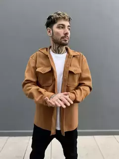CAMISACO OH MAN - BERMA CAMEL en internet