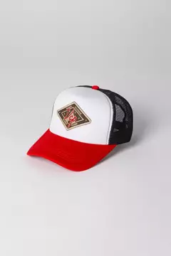 GORRA VCP - TRUCKER TRICOLOR ROJA