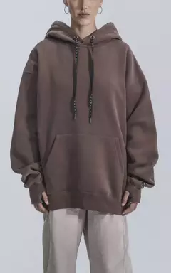 BUZO LUXO - HOODIE CONJURO CHOCOLATE