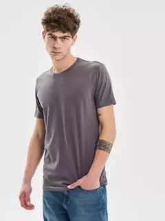 REMERA EL DON - BASICA GRIS PLOMO