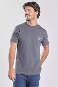 REMERA BRAVO - CHILL GRIS GRAFITO